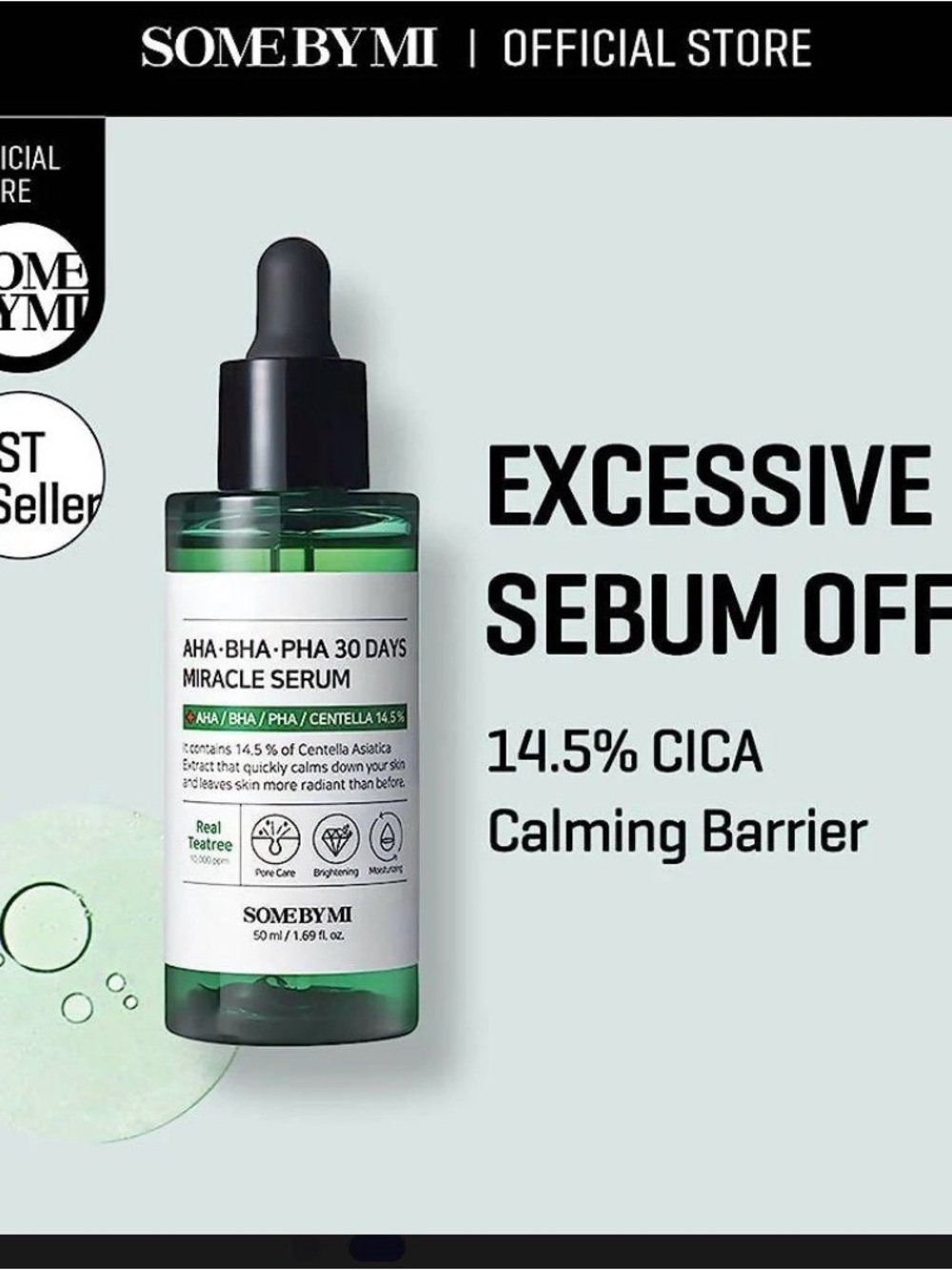 Some By Mi AHA BHA PHA Miracle Serum  For Acne-MSRP 51.80$ - Picture 3 of 6